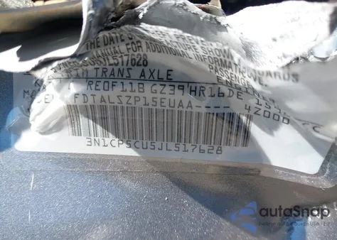 2018 Nissan Kicks Sv из США, поврежденный, VIN 3N1CP5CU5JL517628